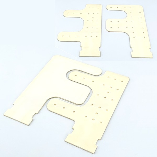 Photovoltaic F-shaped Left-right chucks polishing