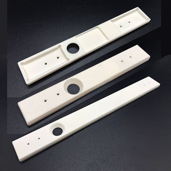 Alumina strip parts groove hole machining