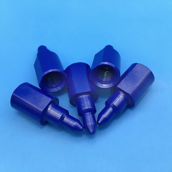 Blue zirconia welding locating pins