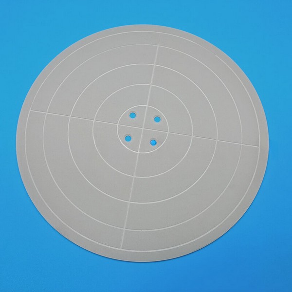 Aluminum nitride ceramic suction chucks