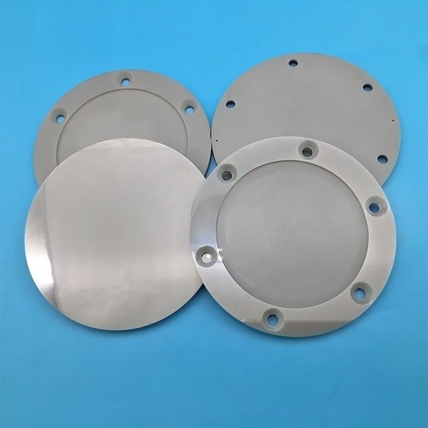 AlN ceramic six-hole flange plugging disc