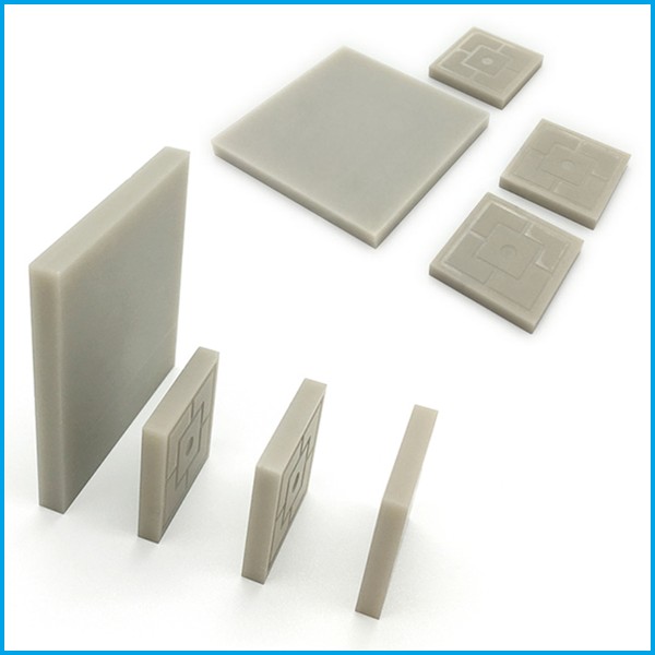 AlN ceramic shallow groove plates