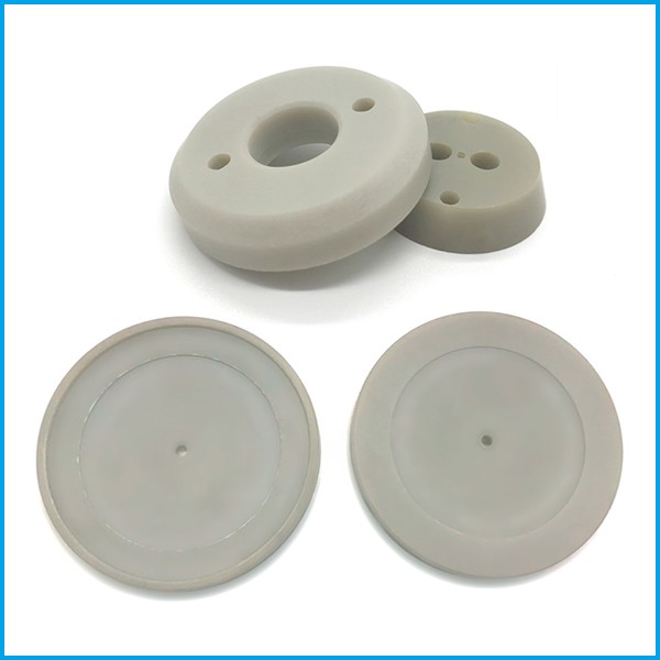 Aluminum nitride ceramic button
