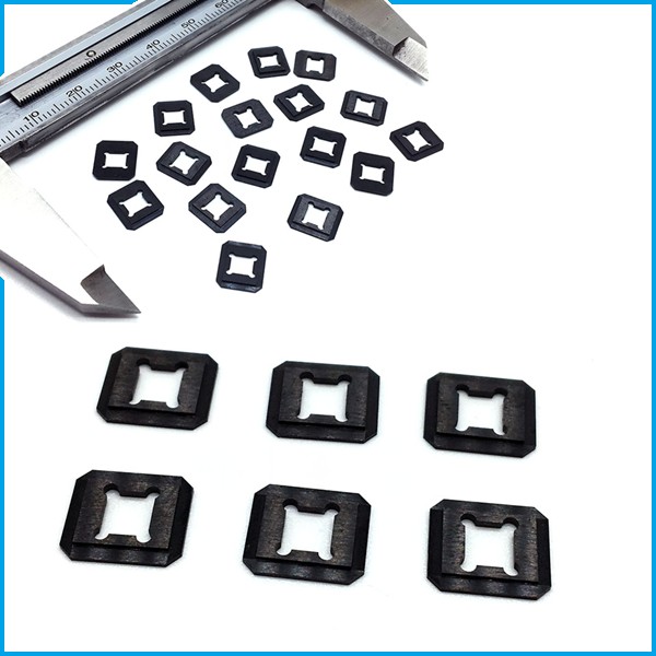 Black zirconia ceramic test sheeting